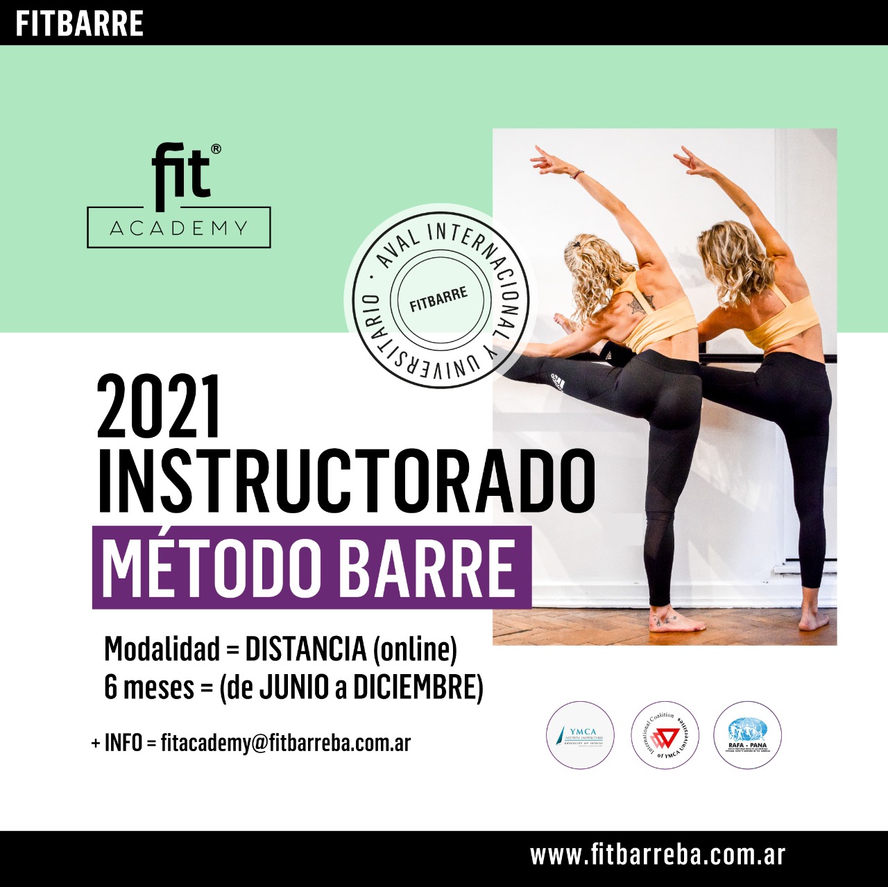 Instructorado Método Barre 2021